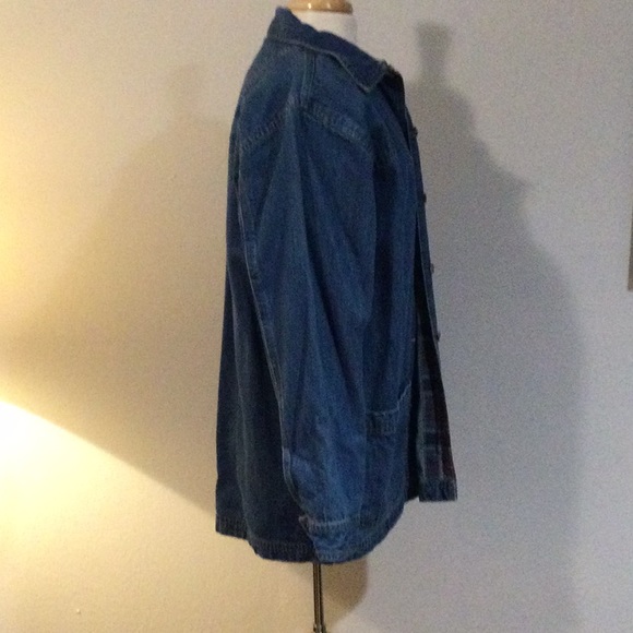 Cabin Creek Large Blue Denim Jacket - Picture 6 of 13
